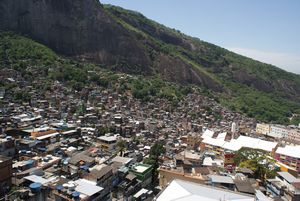 View over the favela