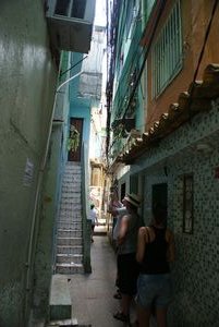 Inside the favela