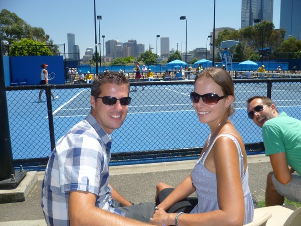 At the Melbourne Open