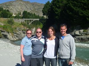 Claire, Steve and Us after the Shotover jet