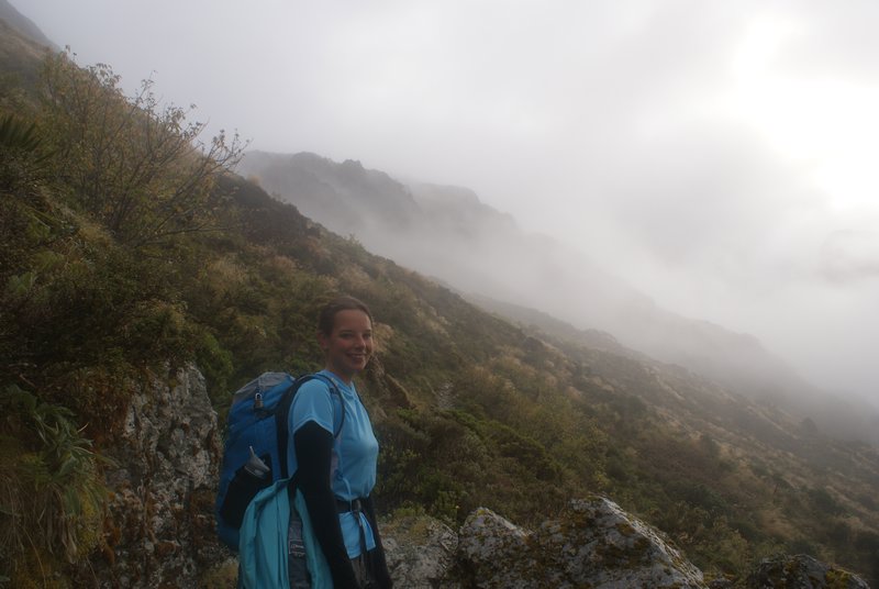 A misty damp day on the Routeburn