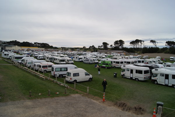 The campsite in Dunedin