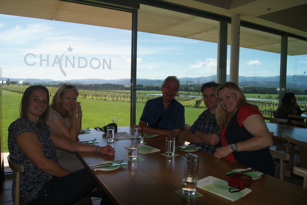 With Penny and Cam, Yarra Valley