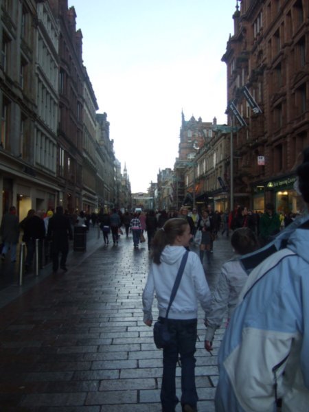 Buchanan Stret, eine der grandiosen EinkaufsstraÃen in Glasgow
