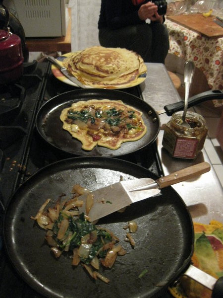 Crepe assembly line