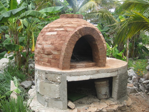 The oven completed!!