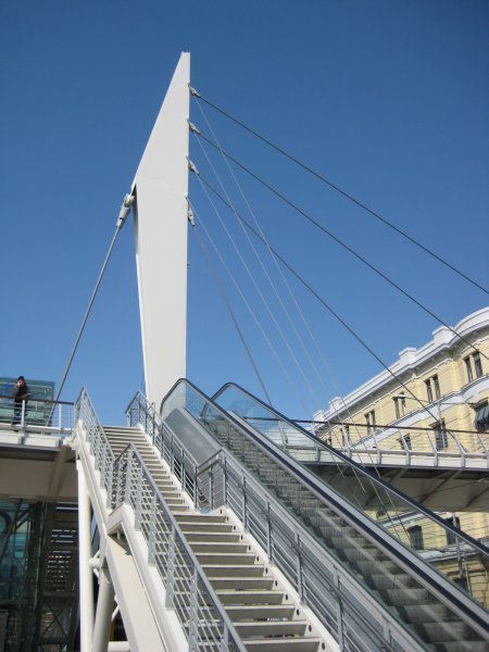 FOOT bridge in Piraeus