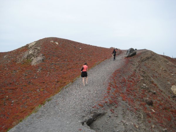 the volcanic ascent