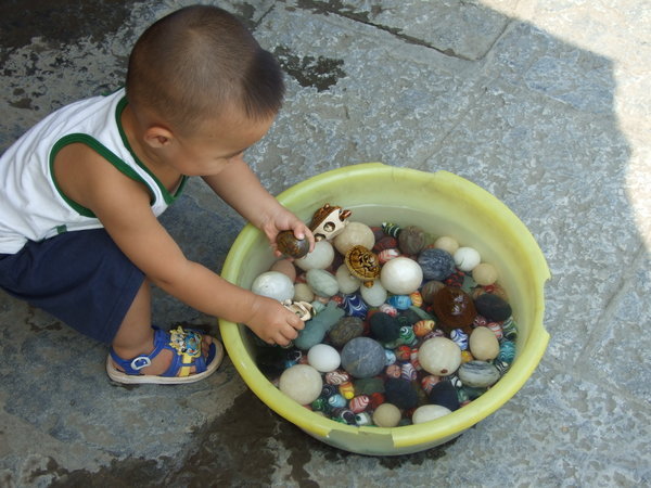 Child with Shells