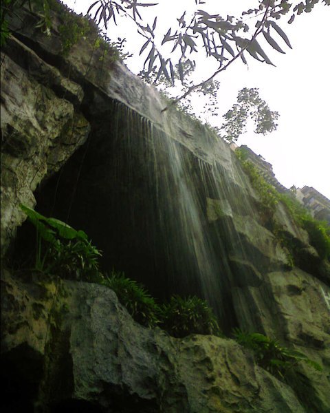 Artificial waterfall again