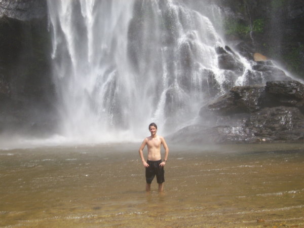 Moi and the plunge pool, Wli upper falls