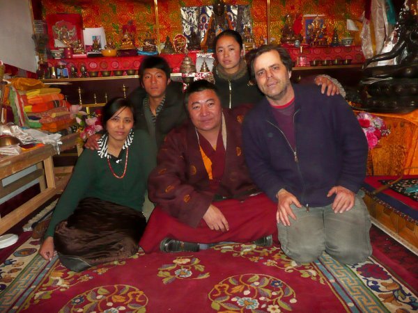 Lama Yonten and family