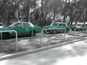 Green Cabs in New Territories