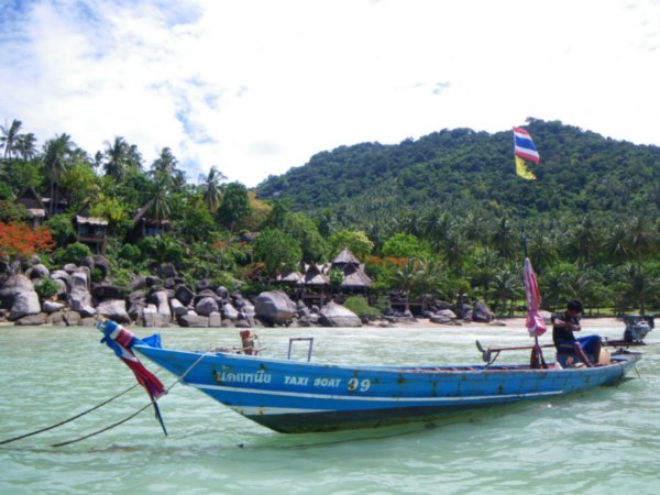 Longtail boat Sairee Koh Tao island