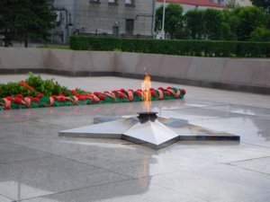 Eternal flame for WW2 soldiers