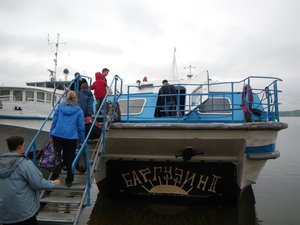 Boat to Lake Baikal