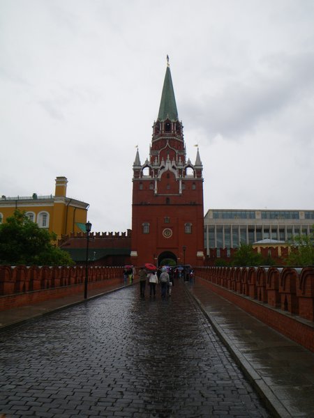 Trinity tower entering the Kremlin