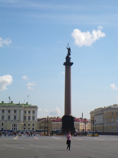 Palace Square, as the main square of the Russian Empire it was the setting of many events of big historical significance