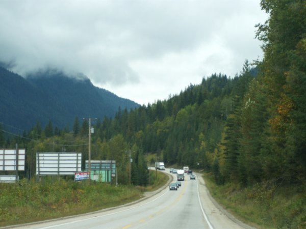 Leaving Revelstoke, British Columbia