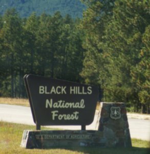 Entering Black Hills