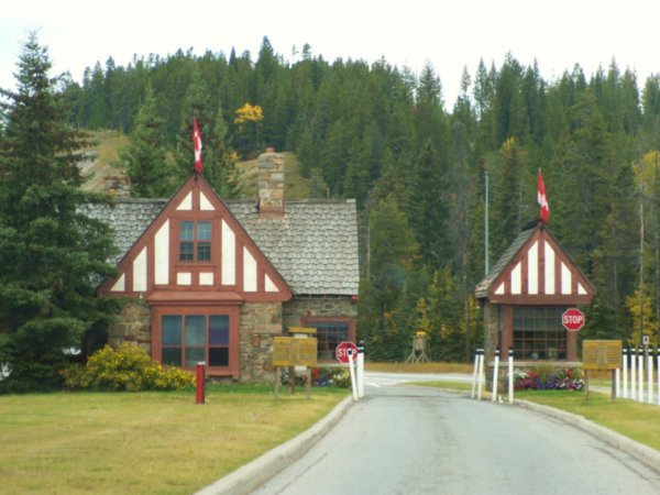 Banff National Park entrance