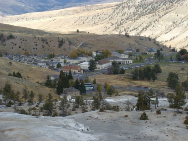 Town of Mammoth from Upper Terrace