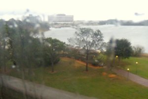 Rain from the monorail