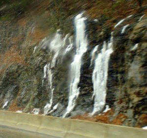 North Carolina frozen streams