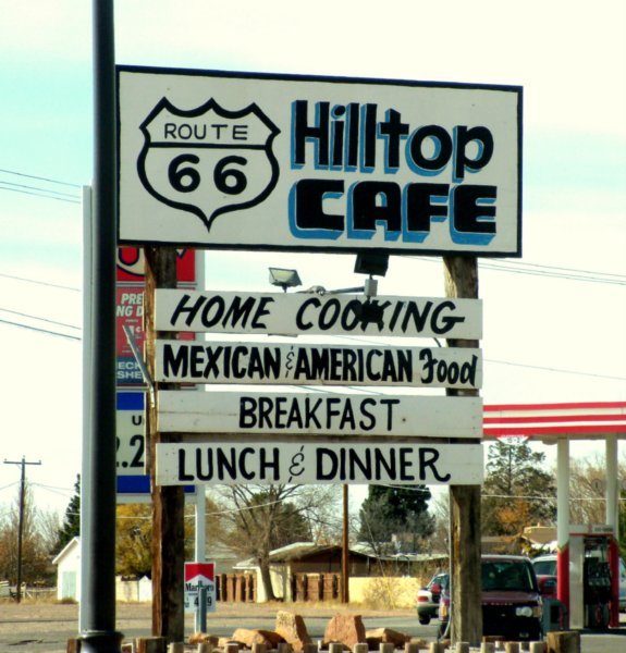 Holbrook, AZ - Hilltop Sign