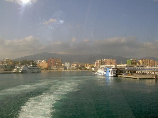 Leaving Algeciras, Spain