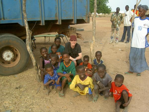 Katherine & kids, Senegal