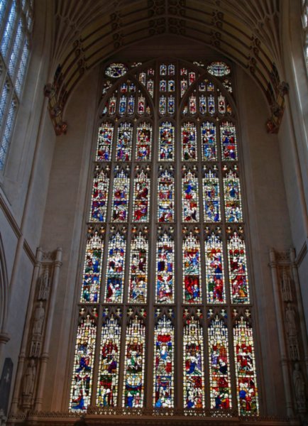 London Bath Abbey Staind Glass