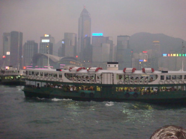 Boat back to Hong Kong Island