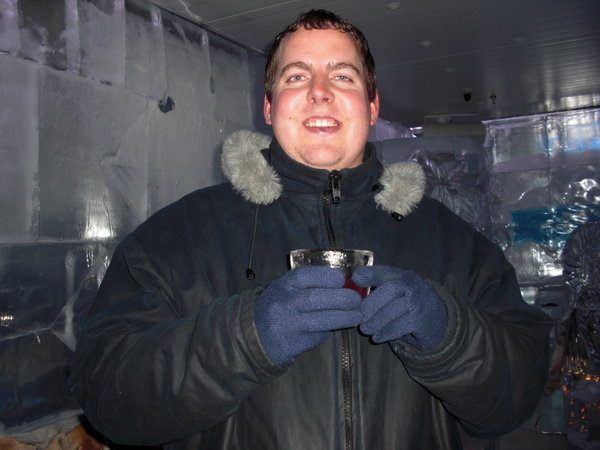 Me in the Ice Bar