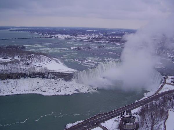 falls from canadian side (skytower)