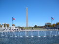 WWII memorial and Washington Monument
