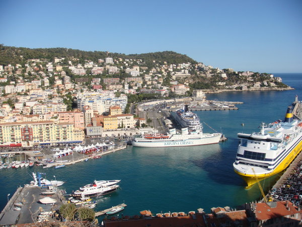 Another View of the Port of Nice from the Castle Hill