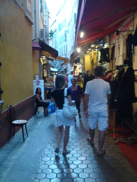 Lively Street in Old Nice