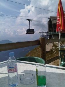 A view and lunch at Bar Plan de L'Aiguille