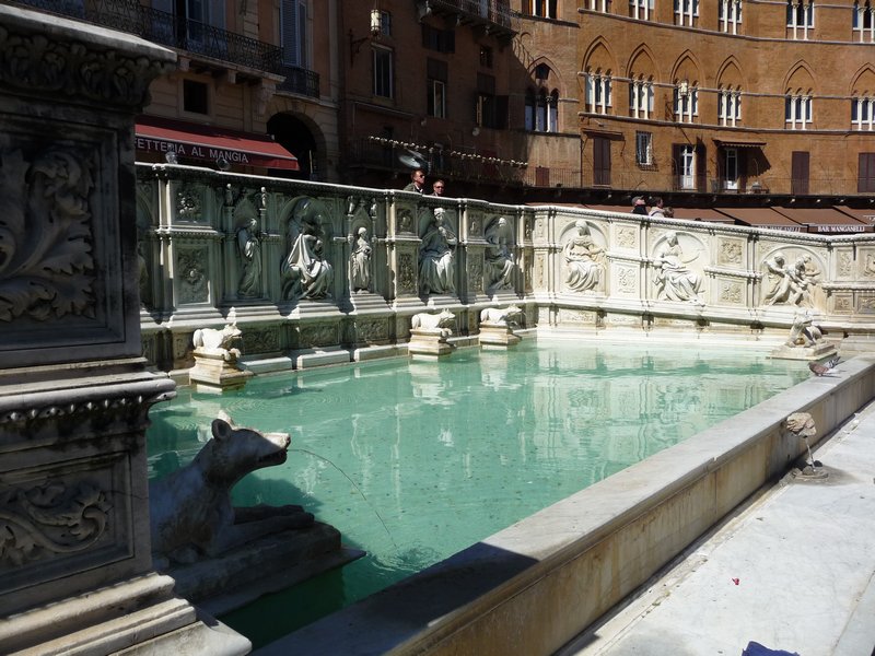 Siena Piazza Fountain