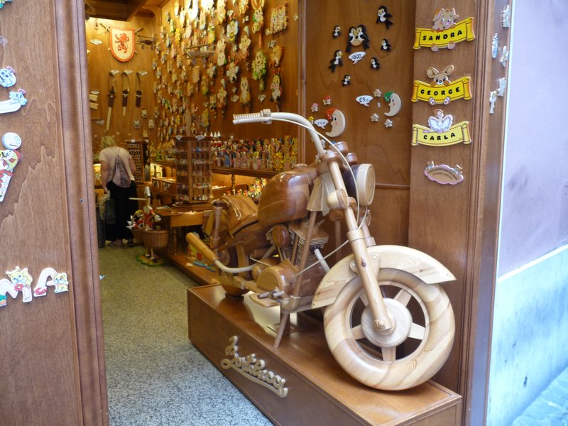 Cool wooden Harley