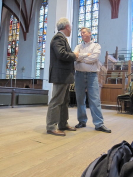 Dr. C with Pastor Christian Wolff