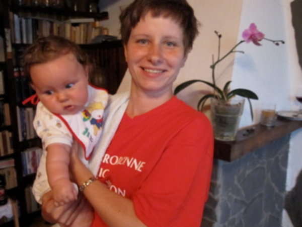 Justyna and Baby Veronika