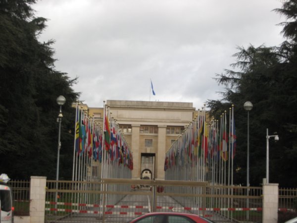 Main Entrance Into the UN