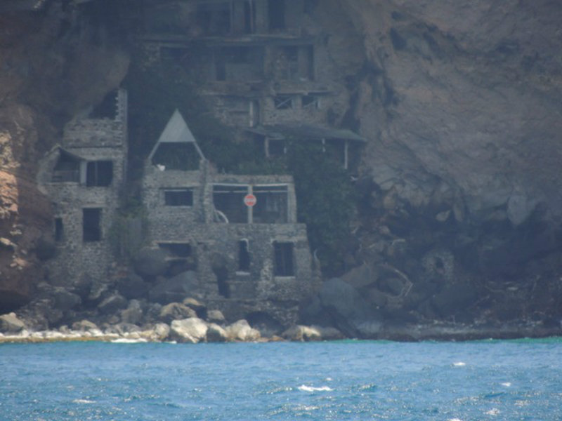 houses built into natural caves