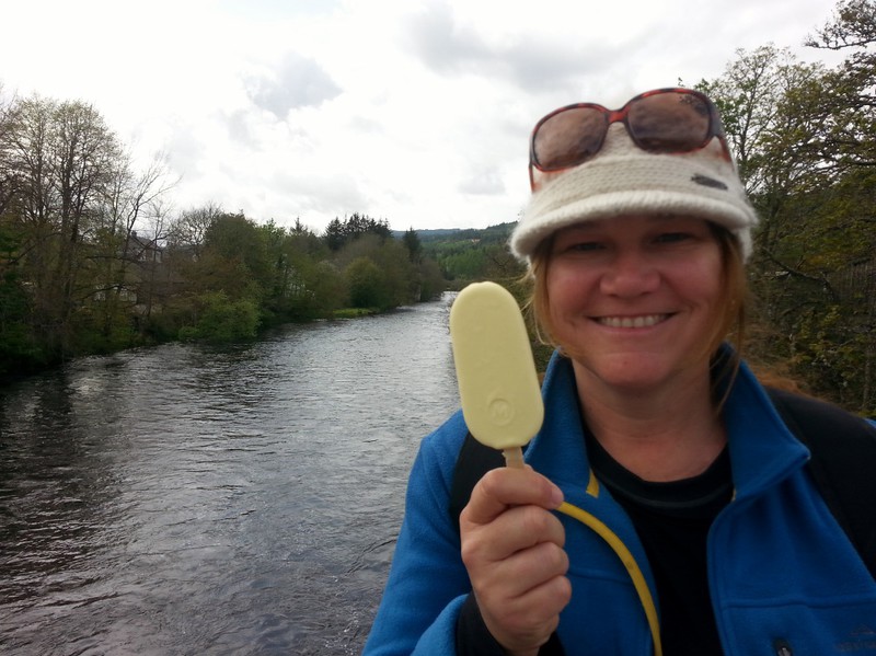 Ice cream on Loch Ness