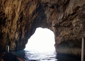 Exploring coastal caves