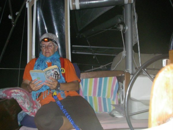 Denise (de nuit)  durant la traversée vers Luperon