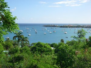 L’embouchure de Prickly Bay