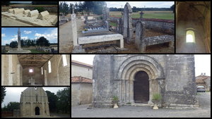 Sur notre chemin, les églises sont souvent les témoins du passé; dans la région ce sont les X , XII et XIV e siècle.       